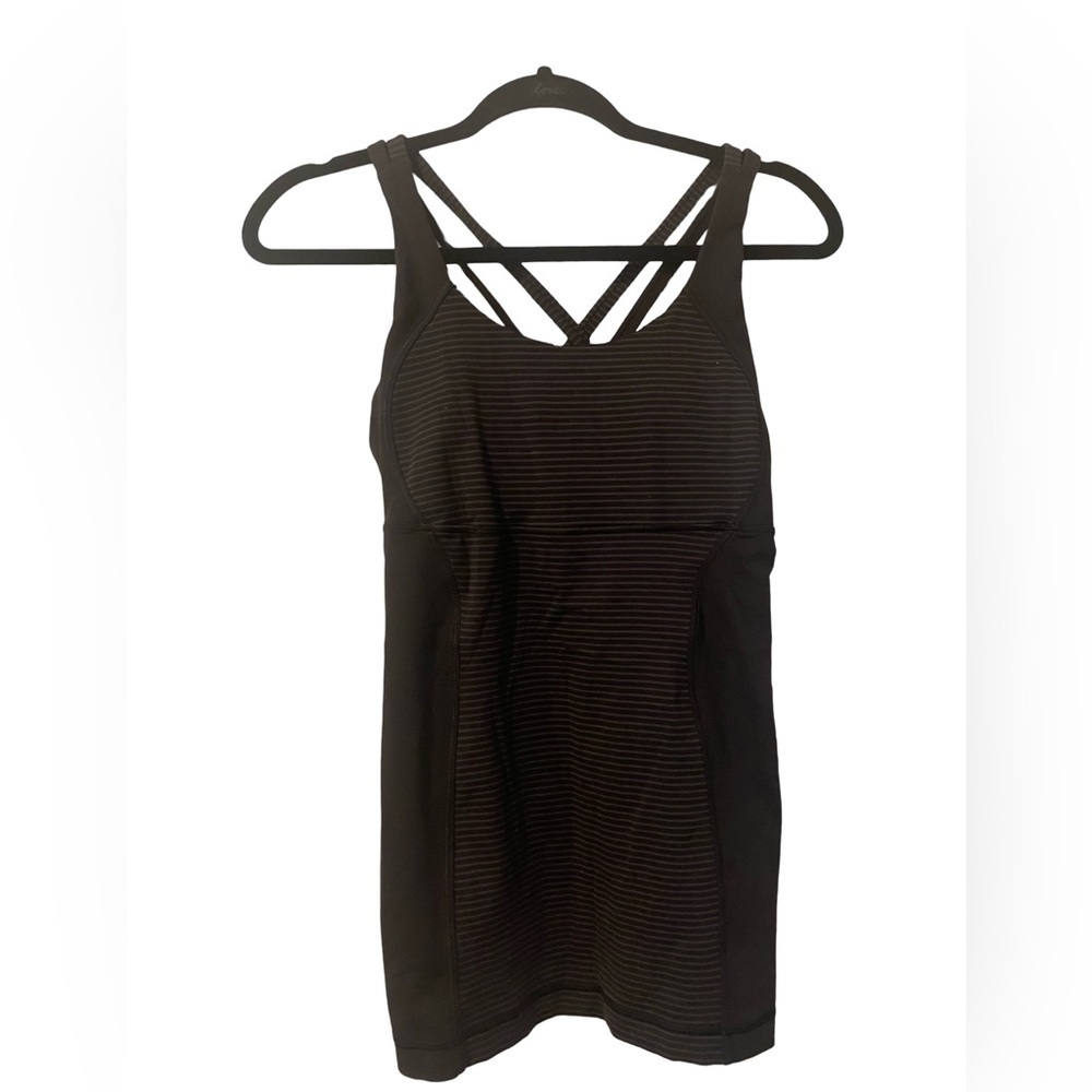 Lululemon Athletica Black Strappy Tank Top